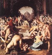 CORNELIS VAN HAARLEM Massacre of the Innocents dsf oil painting picture wholesale
